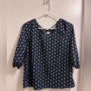 Blue Paisley dress shirt